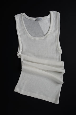 WOOL RIB TANK TOP