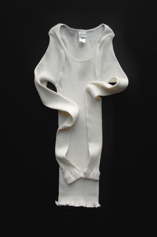 WOOL & SILK RIB LONGSLEEVE