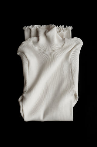 WOOL & SILK LONGSLEEVE WITH TURTLENECK