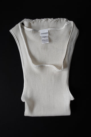 WOOL & SILK RIB TANK TOP
